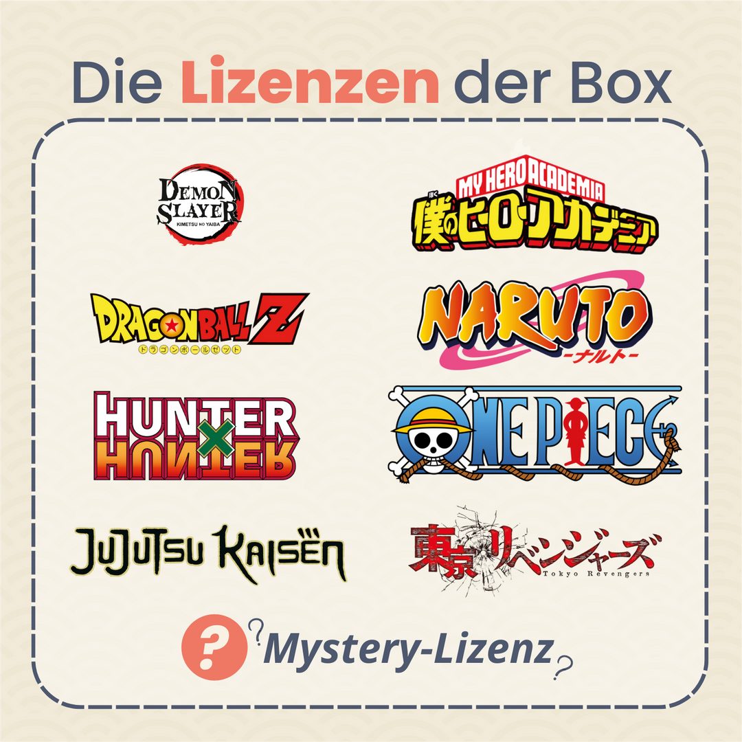 Die Mystery Box mit Manga-Figuren 100% Erfahrung ㊙️