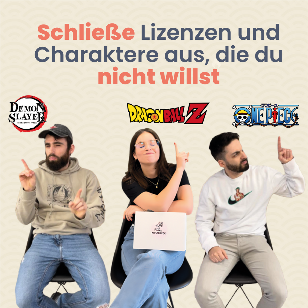 Die Mystery Box mit Manga-Figuren 100% Erfahrung ㊙️