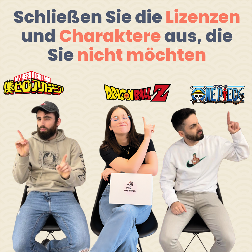 Die Mystery Box mit Manga-Figuren 100% Erfahrung ㊙️