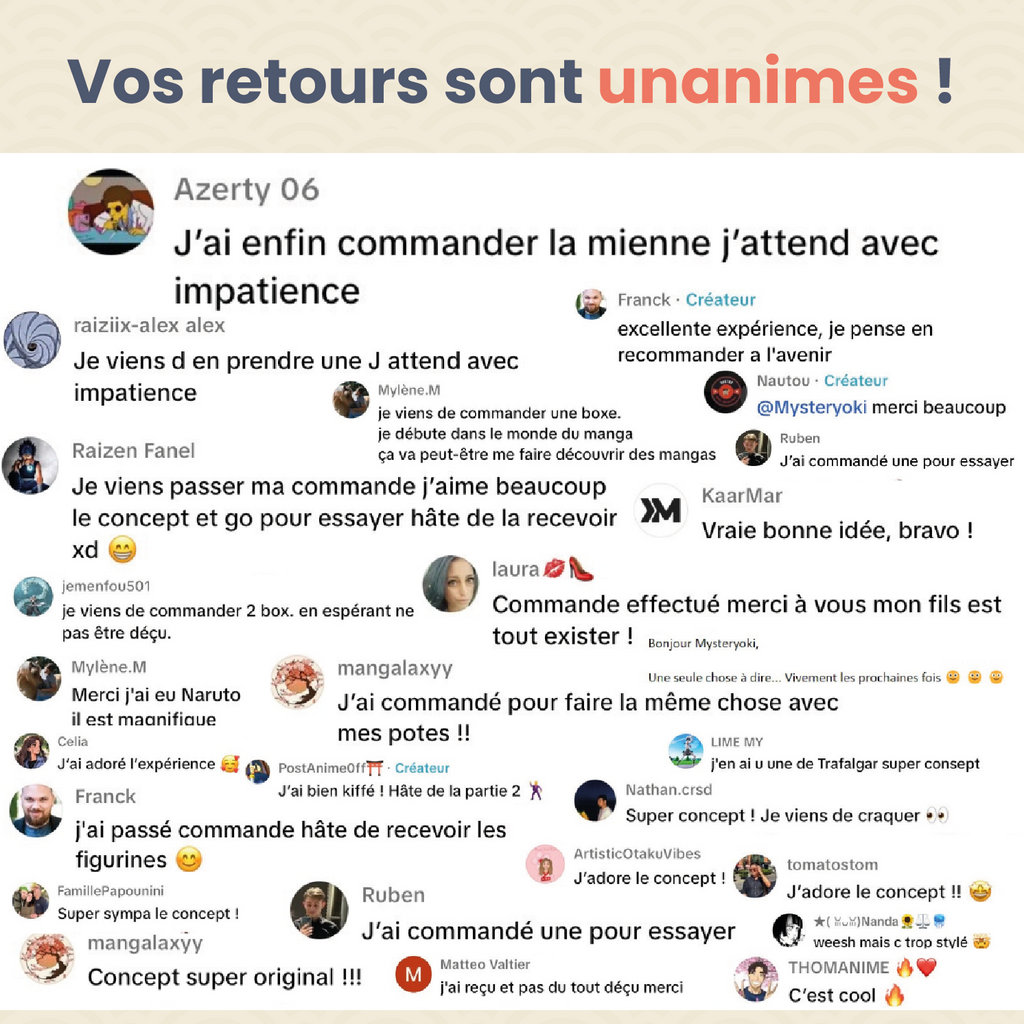 Die Manga-Figur-Mystery-Box ㊙️